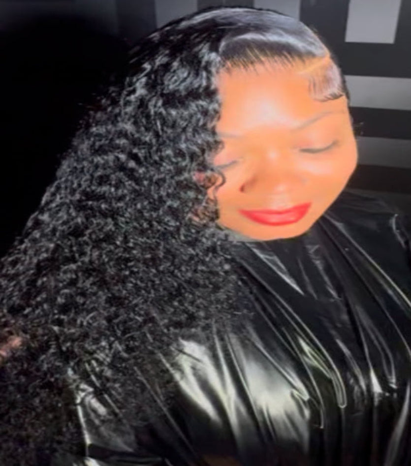 Curly Lace Wig (180 Density)